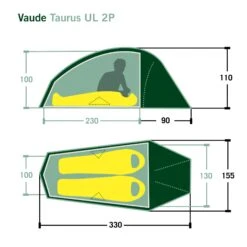 Bestseller -Camping Freien 5637204835 awogioz taurus ul 2p vaude 24