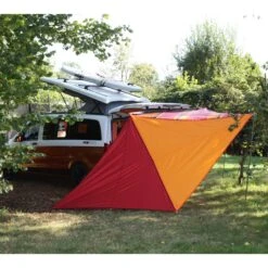 VERBINDBARES SONNENSEGEL ZIP-PROTECT CANVAS SINGLE - Tarp -Camping Freien 5637945741 l connectable tarp zipprotect canvas single bent 24