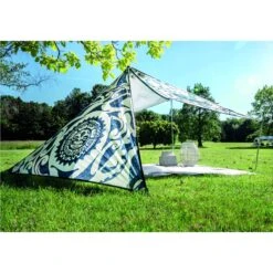 VERBINDBARES SONNENSEGEL ZIP-CANVAS - Tarp -Camping Freien 5637945745 i connectable tarp zipcanvas mit aufstellstange bent 24