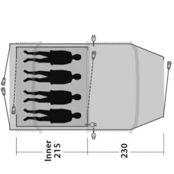 Outwell STARHILL 4A - Familienzelt -Camping Freien 5638031667 o starhill 4a outwell 24