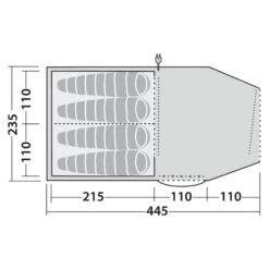 Robens DOUBLE DREAMER 4 - Tunnelzelt -Camping Freien 5638032235 eomaksk double dreamer 4 robens 24