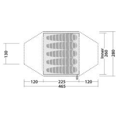 Robens COBRA STONE 5 - Familienzelt -Camping Freien 5638037124 k cobra stone 5 robens 24
